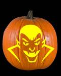 Count Dracula Pumpkin Carving Pattern Preview