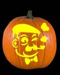 Mister McLantern Pumpkin Carving Pattern Preview